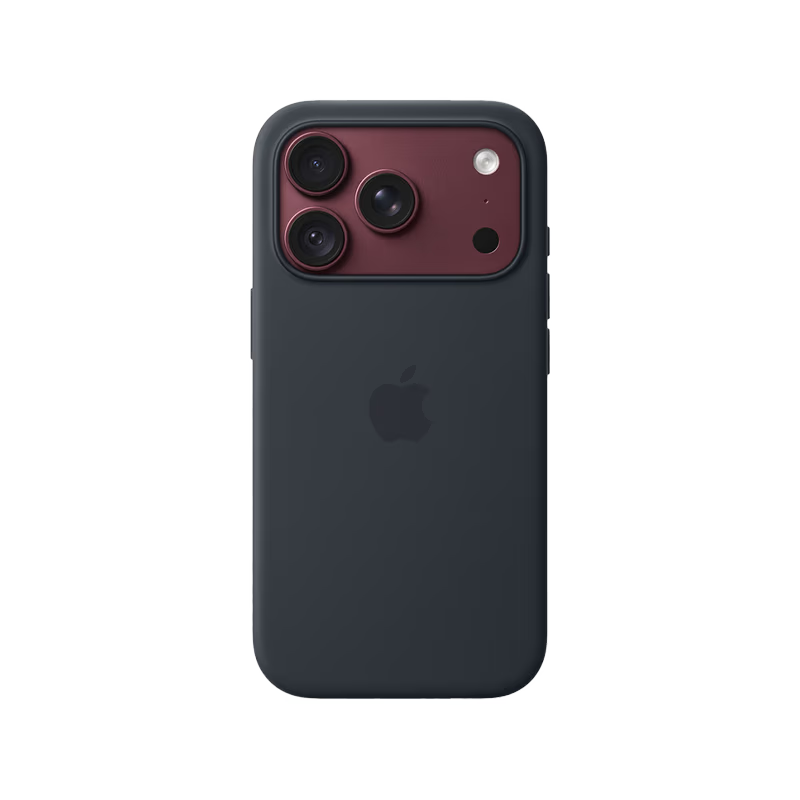 Apple iPhone 18 Pro Max Silicone Case with MagSafe - Navy Blue - GulfStore.com