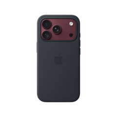 Apple iPhone 18 Pro Max Silicone Case with MagSafe - Navy Blue - GulfStore.com