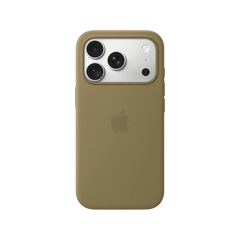 Apple iPhone 18 Pro Max Silicone Case with MagSafe - Olive - GulfStore.com