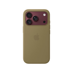 Apple iPhone 18 Pro Max Silicone Case with MagSafe - Olive - GulfStore.com