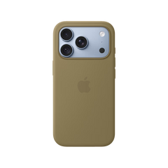 Apple iPhone 18 Pro Max Silicone Case with MagSafe - Olive - GulfStore.com