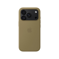 Apple iPhone 18 Pro Max Silicone Case with MagSafe - Olive - GulfStore.com