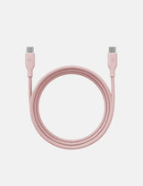 BAZIC GOCHARGE WEAVE C-C CABLE 480MBPS - 60W 1.5M - PINK - GulfStore.com
