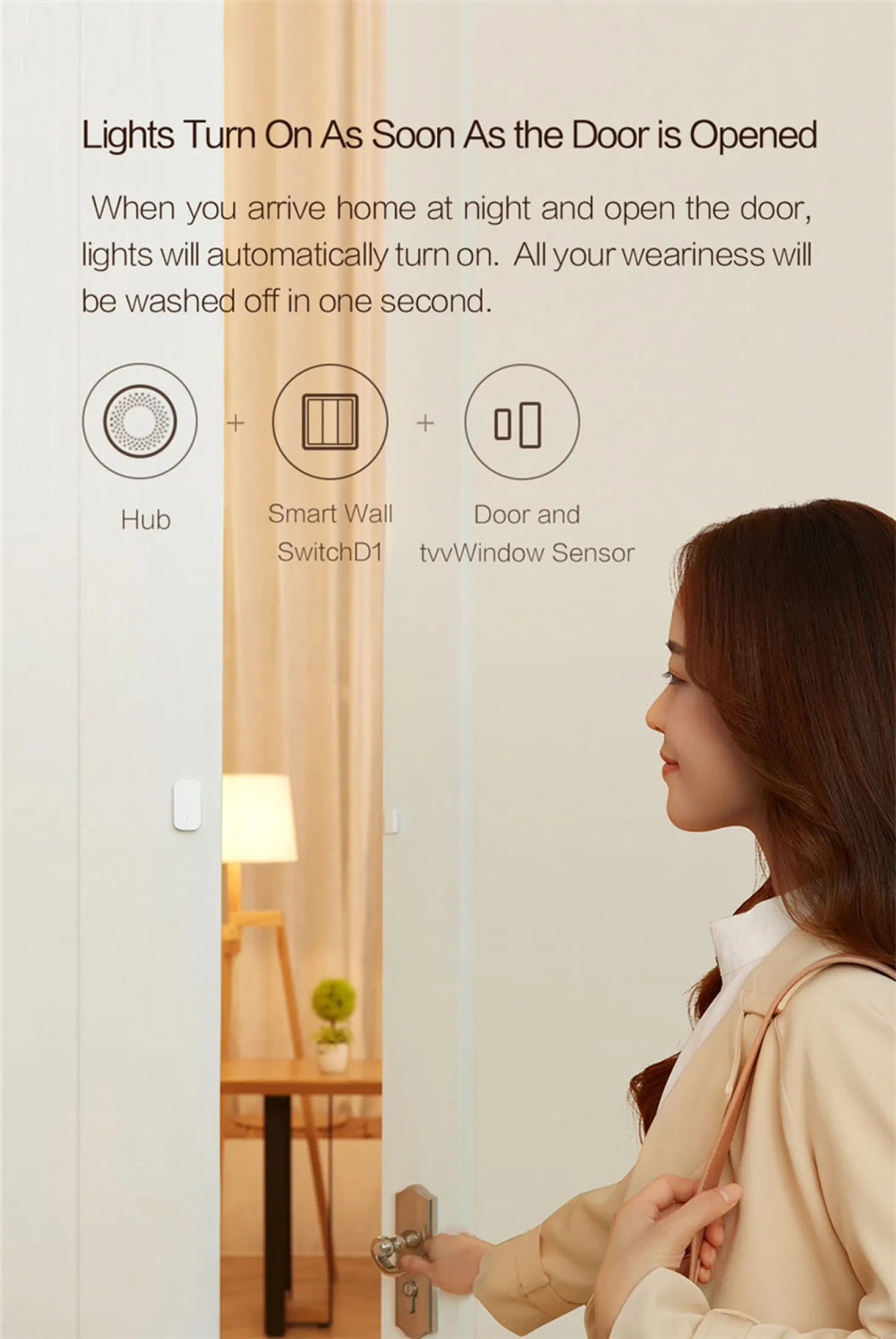 Aqara Smart wall switch D1 (no neutral, triple rocker) | QBKG25LM