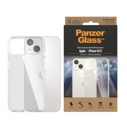 310103647، جراب صلب PanzerGlass™ لهاتف Apple iPhone 14 | 13 | شفاف | شفاف - 401