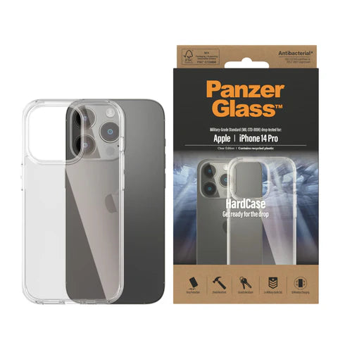 310103648، جراب صلب من PanzerGlass™ لهاتف Apple iPhone 14 Pro | شفاف | شفاف - 402