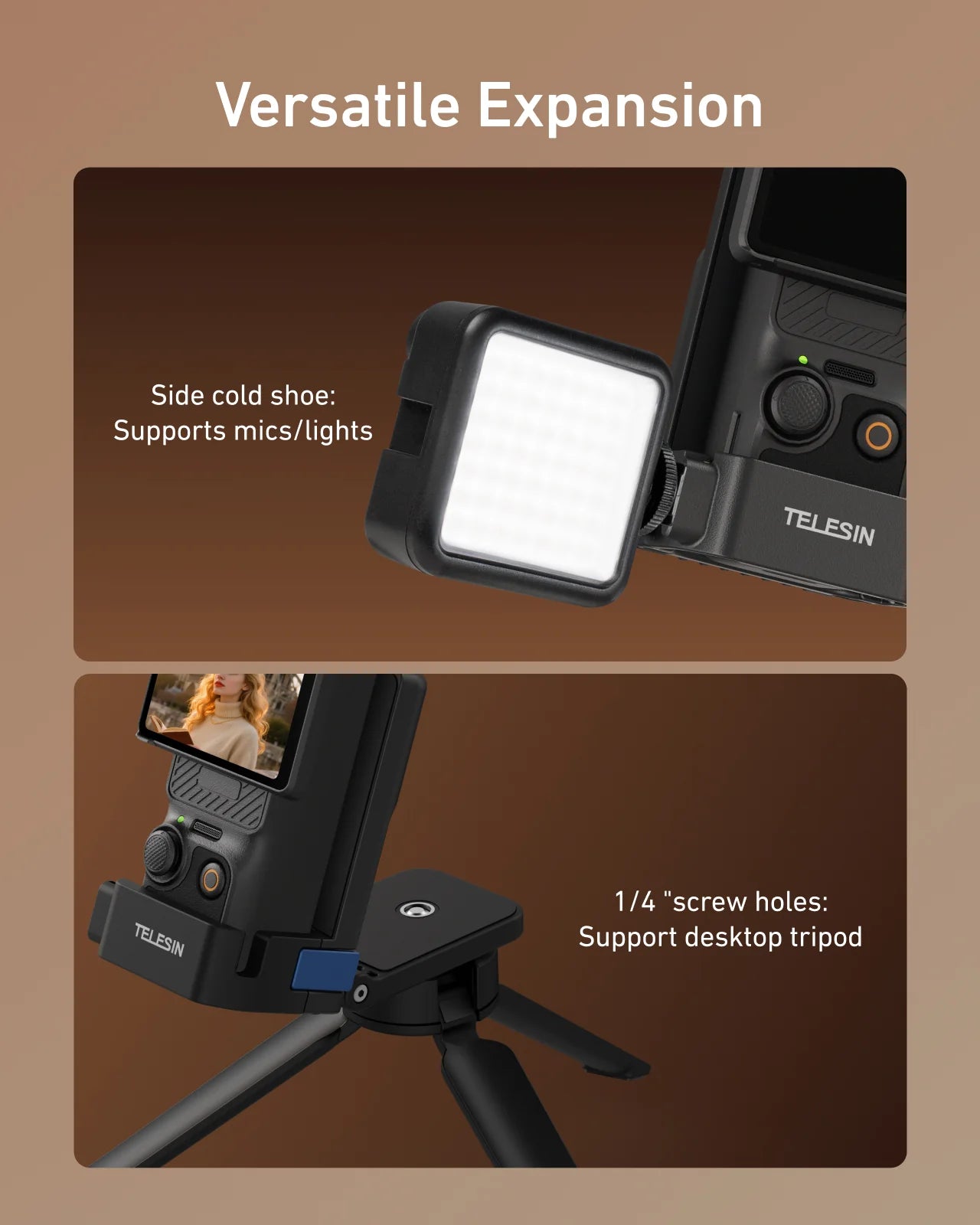 Telesin Magnetic Mount Stand for Pocket 3/4