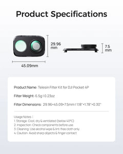 Telesin Filter (Wide-Angle) for Pocket 4P