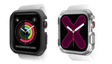 ITSKINS SPECTRUM METAL ANTIMICROBIAL 2M ANTI SHOCK PROTECTION CASE FOR APPLE WATCH 44MM , SPACE GRAY+ CLEAR 2 PCS - GulfStore.com