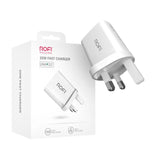 ROFI 20W USB-C PD 3.0 Fast Charger Wall Adapter | Power Delivery | Model ZX-1U31T | White