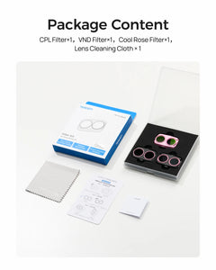 Telesin Filter kit (CPL+VND8-32+Cool rose) for Pocket 4P