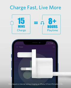 Anker PowerPort III 20W Cube -White - GulfStore.com