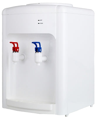 Home Elite Water Dispenser Table Top Hot & Cold 2 Taps - White