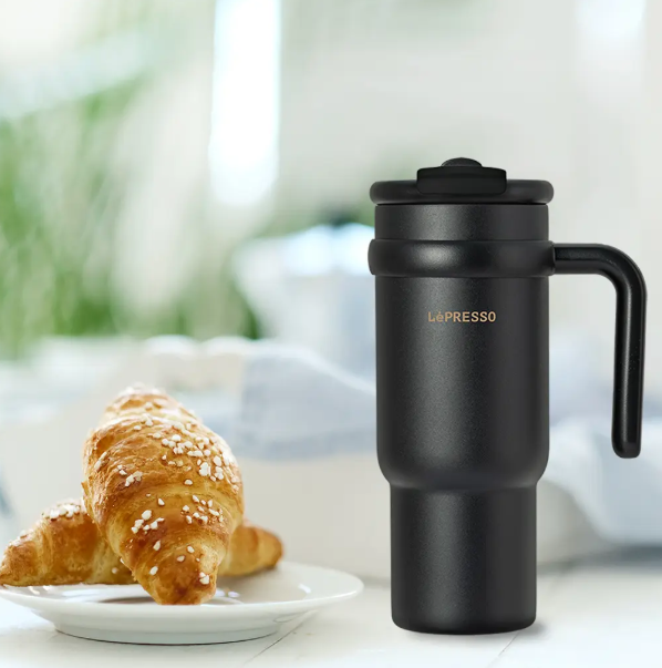 LePresso Thermo Flask Insulated Mugblack, LPCFFM0024BK