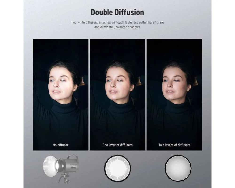 صندوق إضاءة نيور السريع ذو الفتحة المكافئة بعرض 65 سم مع شبكة قرص العسل