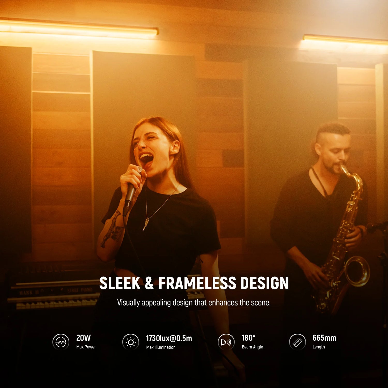 مصباح أنبوبي LED RGB من Neewer TL60 (المملكة المتحدة)