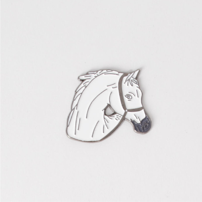 White Horse Sticker