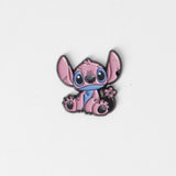 Pink & Blue Stitch Sticker