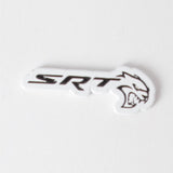 White SRT Badge Sticker