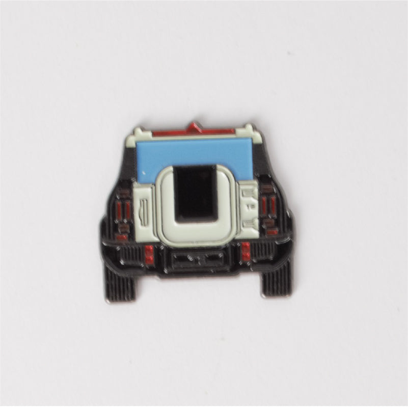 ملصق لاند روفر ديفندر أزرق وأبيض