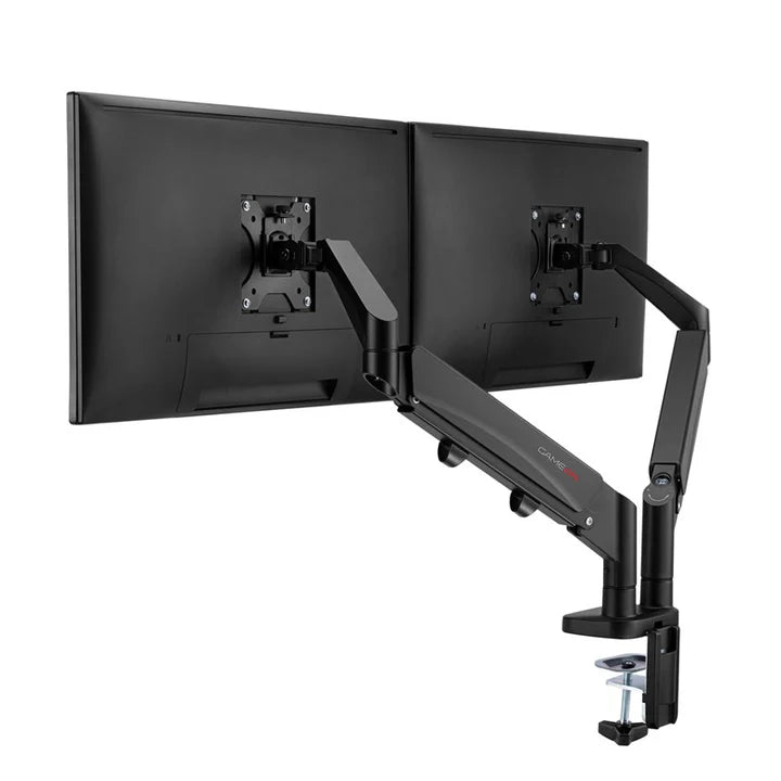 GAMEON GO-5350 Dual Monitor Arm, Stand And Mount For Gaming And Office Use, 17