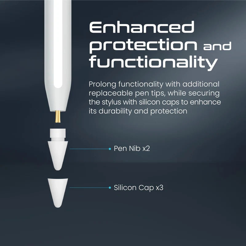 مجموعة أقلام بروميت اللاسلكية عالية الدقة بتقنية السعة النشطة