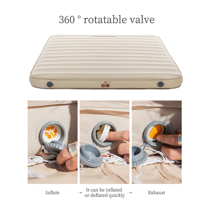 [6927595719695] Naturehike (Cheese) C10 Self-inflating sponge Air cushion double -almond yellow