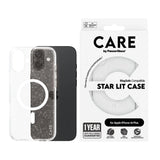 9000300446 | غطاء CARE™ من PanzerGlass® Urban Combat بإضاءة نجمية مع MagSafe أبيض لهاتف iPhone 16 Plus