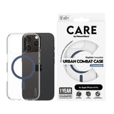 CARE by PanzerGlass Urban Combat Case Transparent Blue MagSafe iPhone 16 Pro