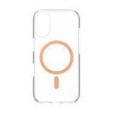CARE™ by PanzerGlass® Urban Combat Case Transparent w. Peachy MagSafe iPhone 16