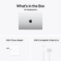 Apple MacBook Pro - 14.2" / M4 Pro / 12-Core CPU / 16-Core GPU / 24GB RAM / 512GB SSD / Silver / 1YW - GulfStore.com