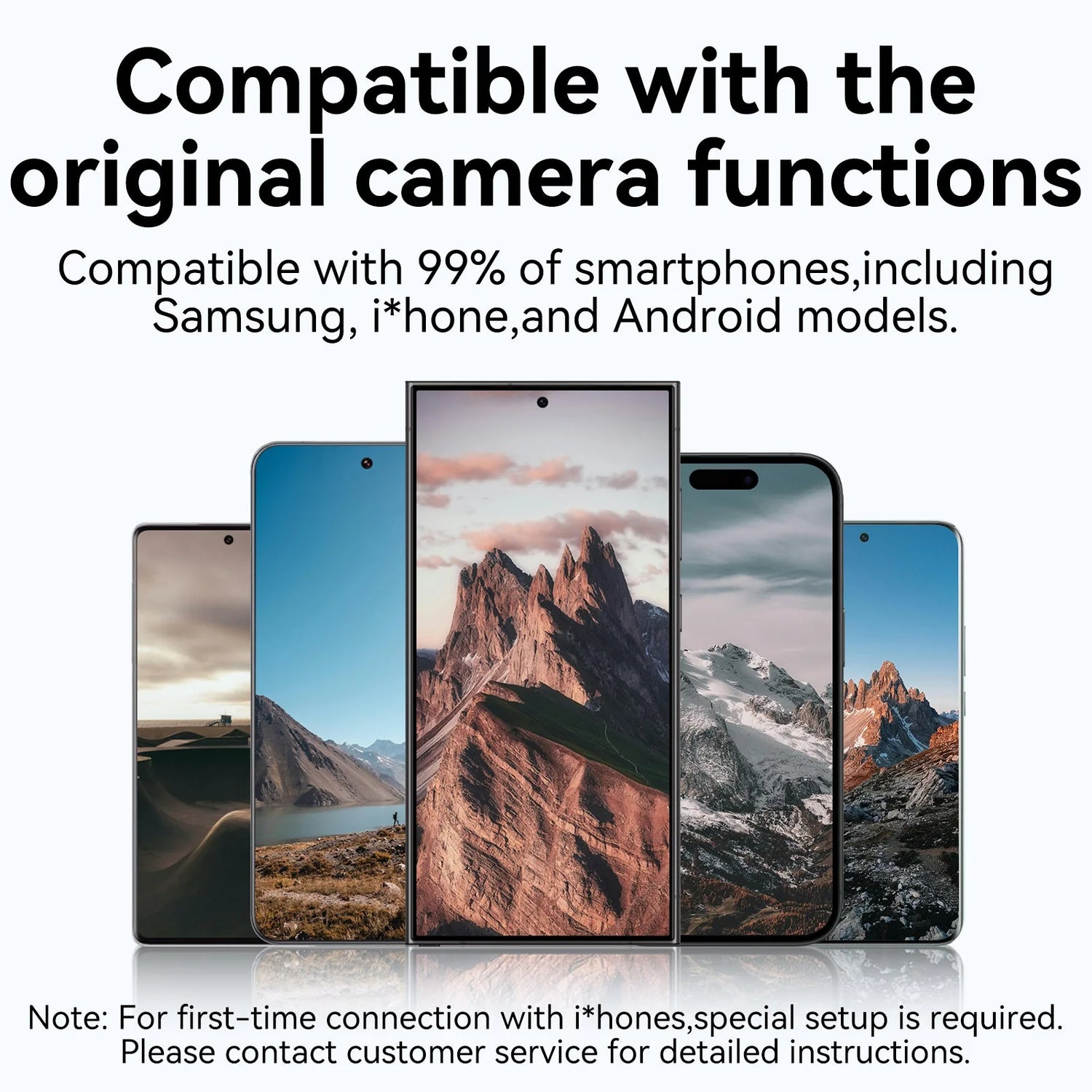 Telesin Versatile Selfie Grip for Phones 

(Compatible with Android, iOS, and HarmonyOS)