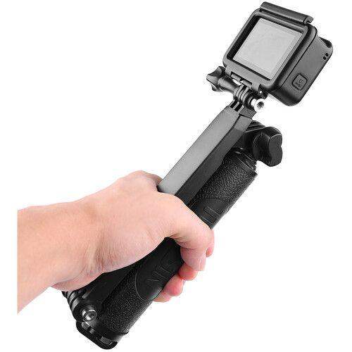 TELESIN 3-Way Waterproof Selfie Stick with Floating Hand Grip for Action Cameras - GulfStore.com