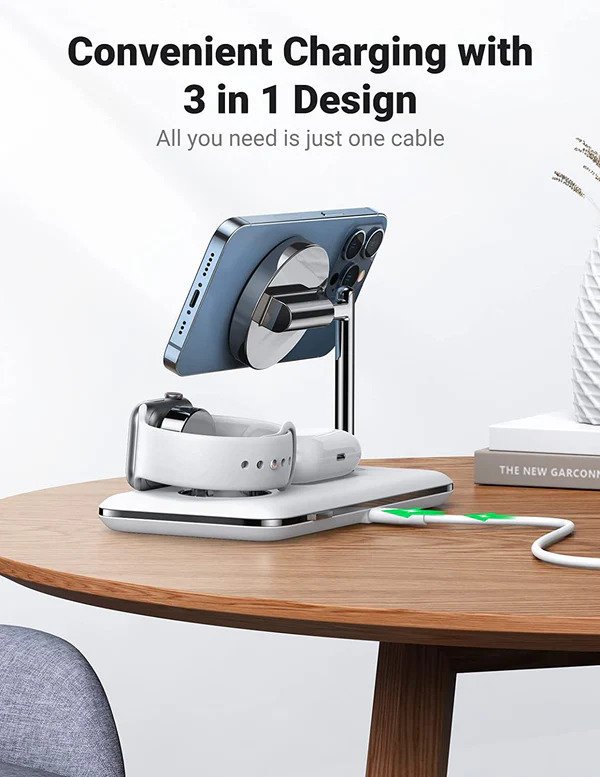 UGREEN 3 IN 1 WIRELESS CHARGER