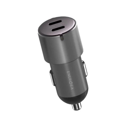 CAR-AD-D60 | ENERGEA AluDrive | USB-C Duo Port Aluminium 66W Car Charger - GulfStore.com