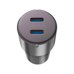 CAR-AD-D60 | ENERGEA AluDrive | USB-C Duo Port Aluminium 66W Car Charger - GulfStore.com