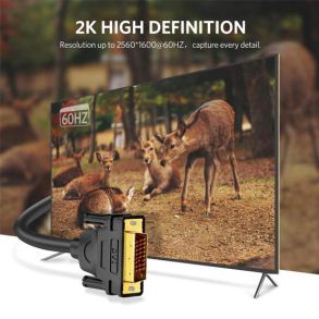 Ugreen DVI-D 24+1 Dual Link Video Cable 2m