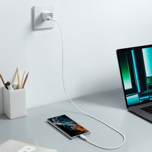 A81F5H21 | كابل أنكر 322 USB-C | 3 أقدام / 0.9 متر | 60 واط | أبيض