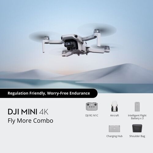 مجموعة DJI Mini 4K Fly More 