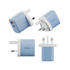 BAZIC GOPORT VELOX BUNDLE- 1C1A CHARGER 35W(UK) WITH WEAVE CABLE - BUBBLEGUM - GulfStore.com