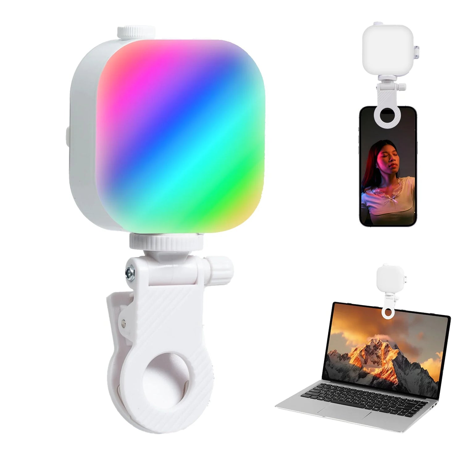 Telesin Magnetic Ice Cube Light for Phones