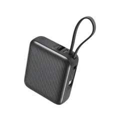 Energea Integra Mini 35 Power Bank 10000mAh With Build in USB-C Cable & Display - Gunmetal - GulfStore.com