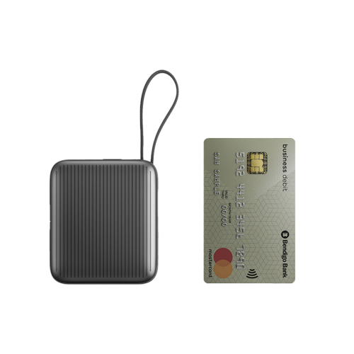 Energea Integra Mini 35 Power Bank 10000mAh With Build in USB-C Cable & Display - Gunmetal