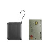Energea Integra Mini 35 Power Bank 10000mAh With Build in USB-C Cable & Display - Gunmetal - GulfStore.com