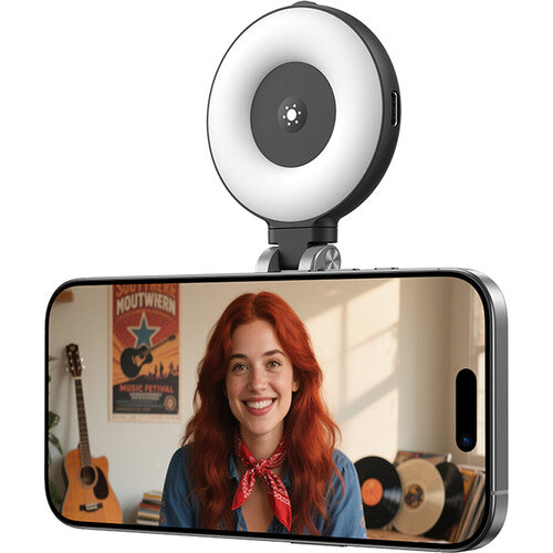 Telesin C03 Magnetic Seflie Ring Light--Black