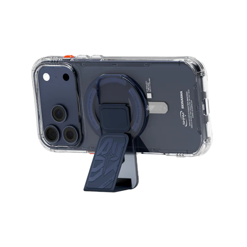 SK-ARCHXE-PHABLU | SKINARMA MAGNETIC SMART GRIP-STAND ARCH XE PHAZE | PC + Synthetic Leather | Blue - GulfStore.com