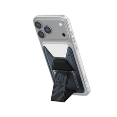 SK-KADO-AEGISBLU | SKINARMA MAGNETIC CARDHOLDER WITH GRIP-STAND KADO | Synthetic Leather | NAVY - GulfStore.com