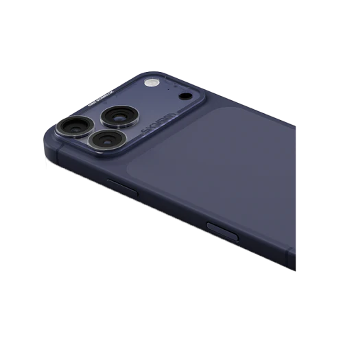SK-IP17PM-LENS-MGMA-BLU | SKINARMA IPHONE 17 PRO MAX FULL MATTE CAMERA LENS PROTECTOR | Tempered Glass + PC | BLUE