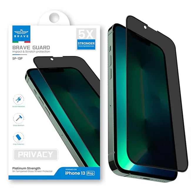 SP13P، Brave Guard Impact Iphone 13 Pro Privacy 13 Pro - الخصوصية