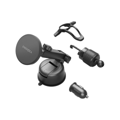 MAG-DRVKIT-GUN | ENERGEA Magdrive Kit | Wireless Car Charger | Windscreen/Airvent With 30W Charger | Gunmetal - GulfStore.com